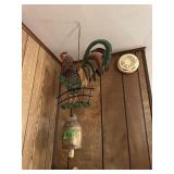 Metal Rooster windchime