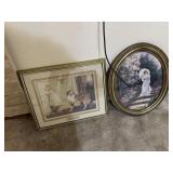 Pair of framed prints