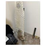 Ironing board and iron