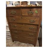 American oak Chest of drawers