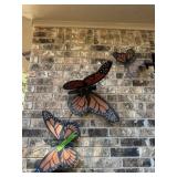 Vintage metal Butterflys