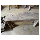 Wooden bench