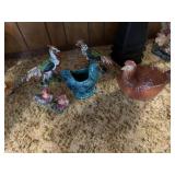 Misc chickens, pheasants lot