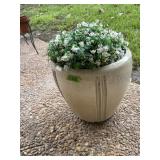 Large glazed planter