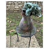 Outdoor table w/decor