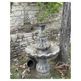 Cement birdbath