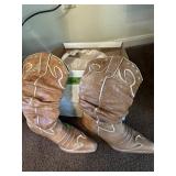 Leather boots-ladies