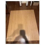 Office chair mat-bamboo and wood like, sturdy