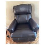 Leather chair-dark brown