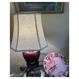 Lamp and clock