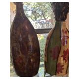 Glazed vases