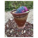 Large Brown glazed pot