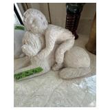 Child and dog figurine