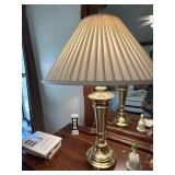 Brass lamp w/ shade