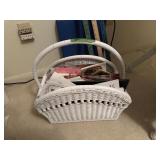 Wicker book holder