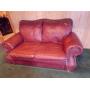 Leather loveseat-great condition