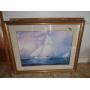 Large framed Sailboat picture