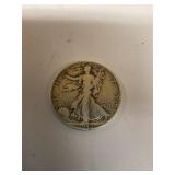 Walking liberty 1945 half dollar
