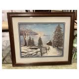 Signed Fred Thrasher Picture 24"x 35"
