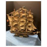Vintage Wooden Cuddy shark ship