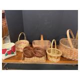 Basket collection with one Longaberger