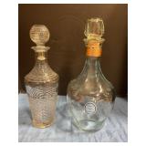 Glass decanters