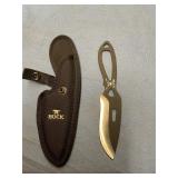 Buck knife with sheath