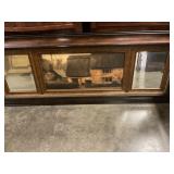 Framed beveled mirrors with picture insert 58"x22"