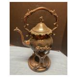 Antique  Silverplate tilting teapot