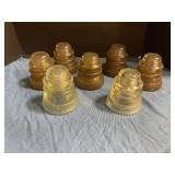 Vintage Glass insulators