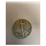 Walking liberty 1943 half dollar