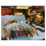 Tool bag with tools