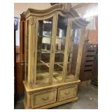 China Hutch w bottom storage missing shelves
