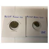 Lot of two ancient Roman coins