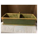 Wood planter 17 inches long