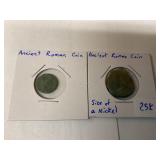 Thought of two ancient Roman coins