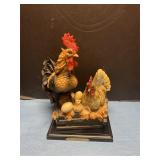 Rooster statue by fine art collection 10" T