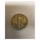 Walking liberty 1942 half dollar