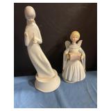 Ceramic music box Statue