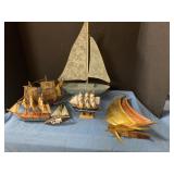 Assorted boats