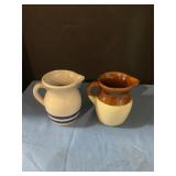 Two pitchers 5 inches tall