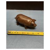Cast iron pig