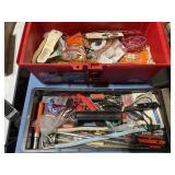 Plano box of electrical supplies