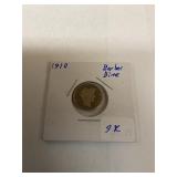 1910 barber dime