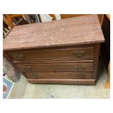 Marble top dresser 3 drawers