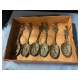 Vintage Holland pewter spoons from WWI