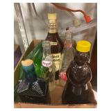 Vintage glass bottles