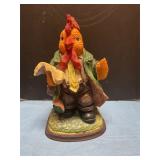 Rooster statue 11" T