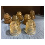 Vintage Glass insulators
