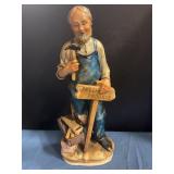 Ceramic Statue Fresh Produce 13" tall